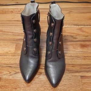 Pre-loved Nine West bronze metallic ankle boots